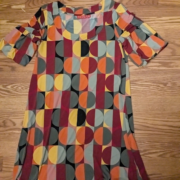 Multicolor block sheath dress by Elle - Picture 4 of 4